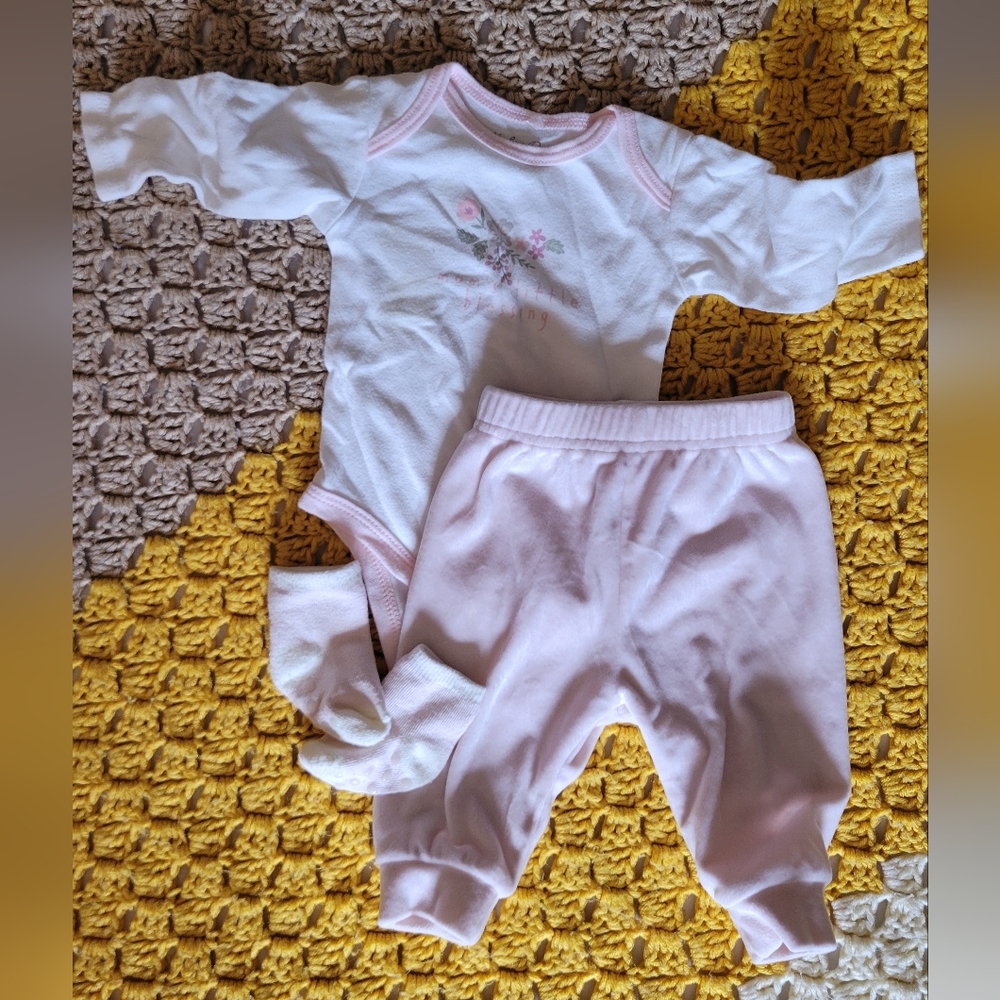 Pink and White Kids Set
